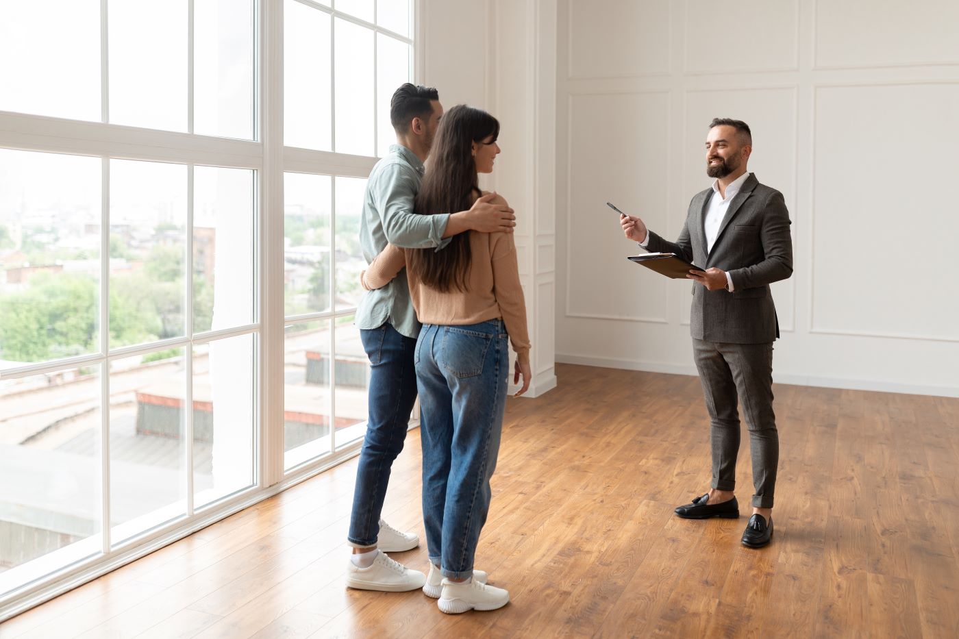 Visite d'un appartement avec un expert